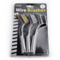 Hot selling design wire brush cleaning stainless steel brush wire mini detailing wire brush set